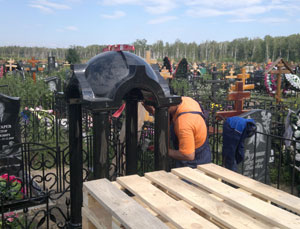 Установка памятника Установка памятника